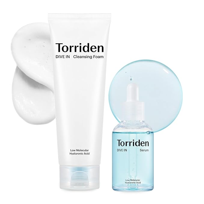 TORRIDEN Dive-in Low-molecular Hyaluronic Acid Serum + Facial Cleansing Foam