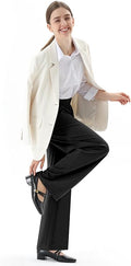 Womens Wide Straight Leg Work Pants