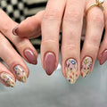 Short Press On Almond Fake Nails