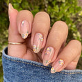 Pink Spring Press on Nails Almond Shape