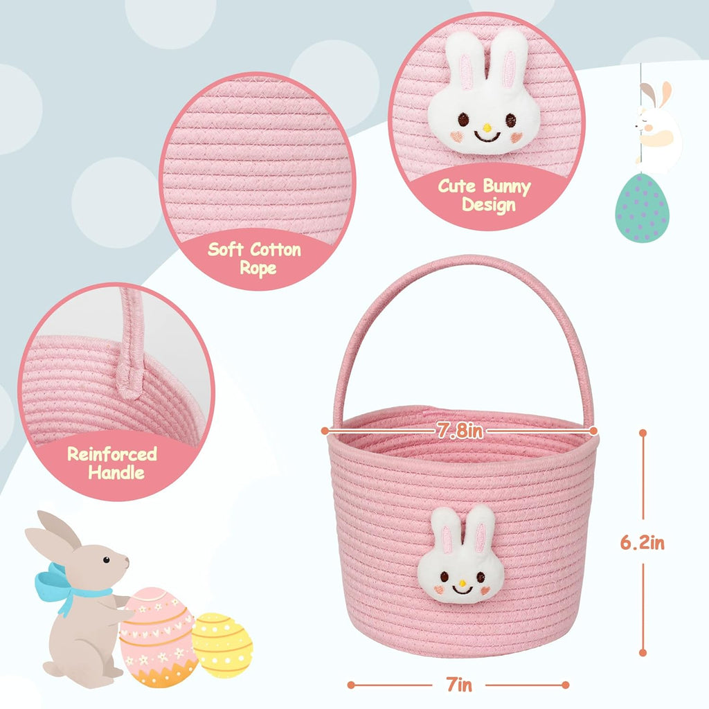 WILLITAT Easter Basket for Kids