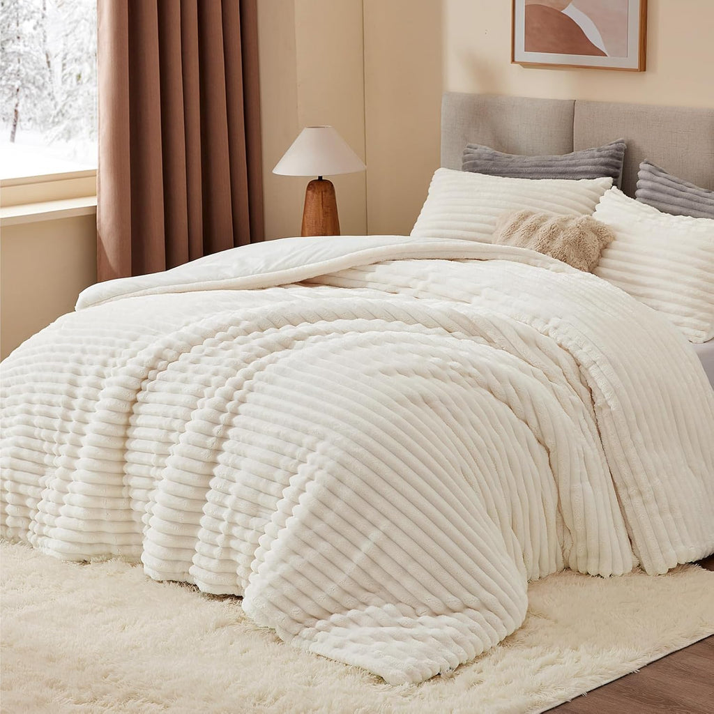 BEDELITE Fleece Queen Comforter Set