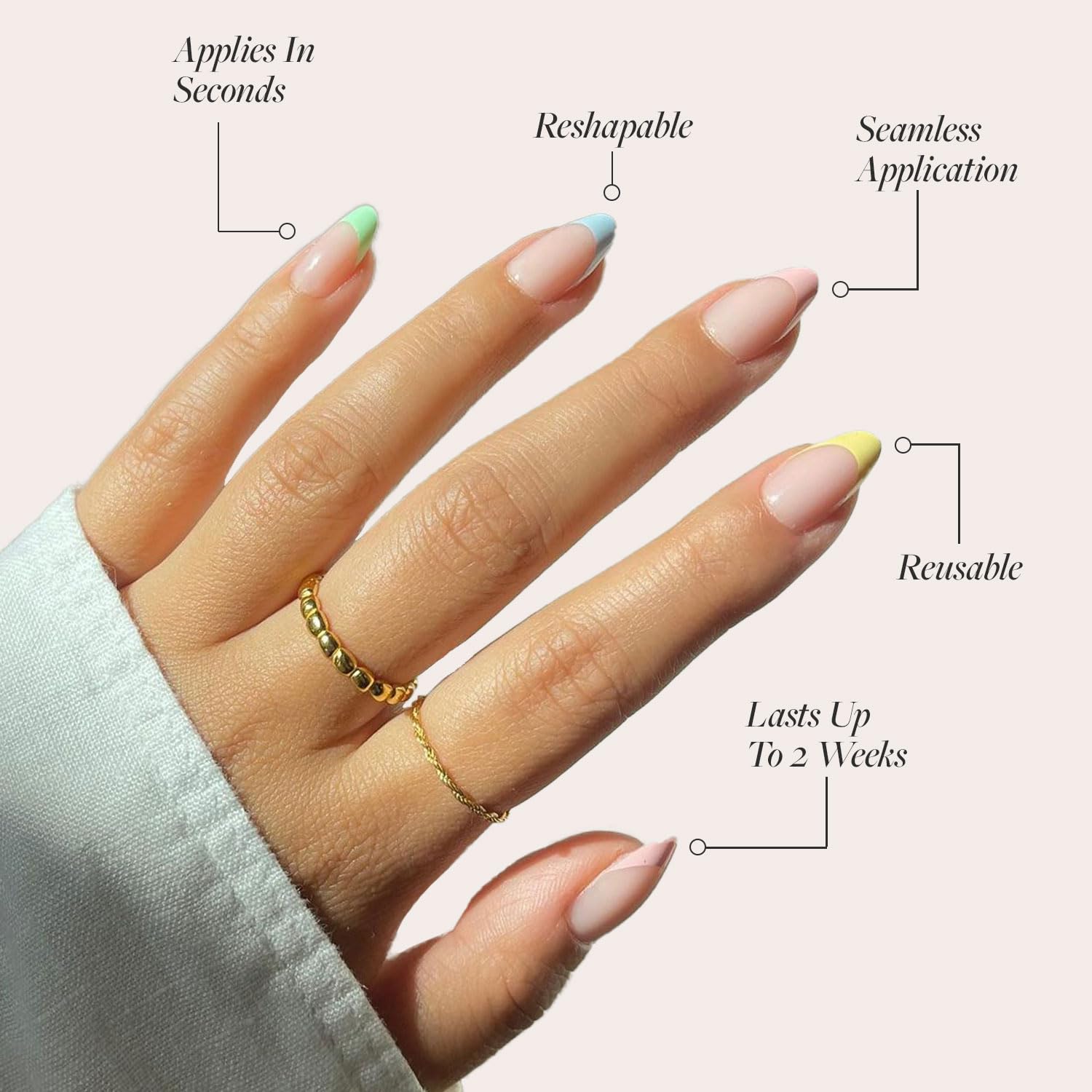 Glamnetic Press On Nails - Confetti