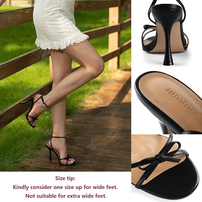 iiimmu Women's Bow Heels