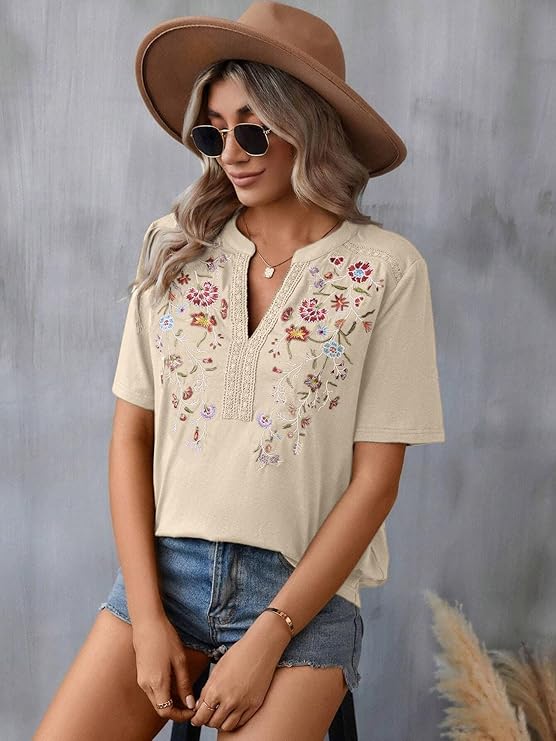 Mexican embroidered Shirts for Women.