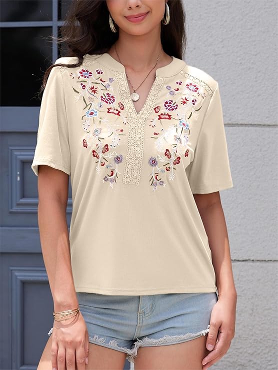 Mexican embroidered Shirts for Women.