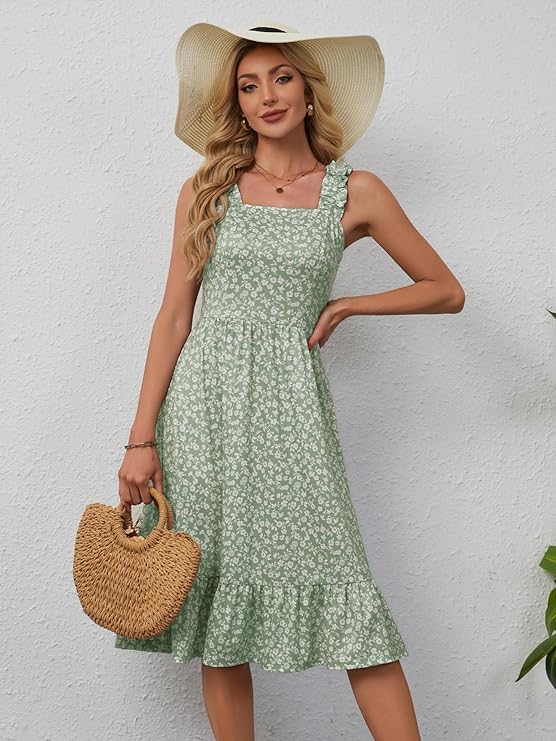 ZABERRY Womens Summer Midi Dress 2026