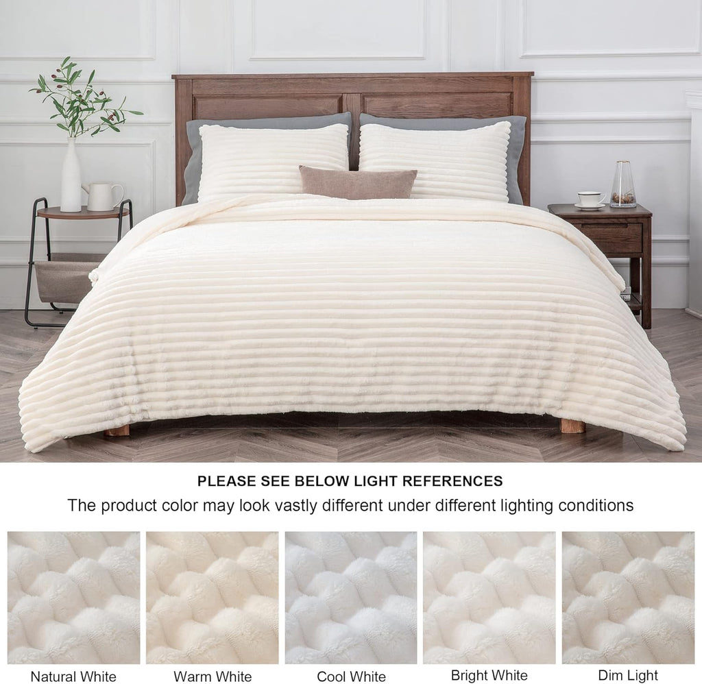BEDELITE Fleece Queen Comforter Set