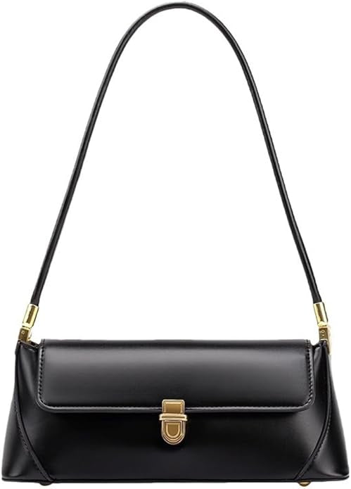 Leather shoulder bag for women