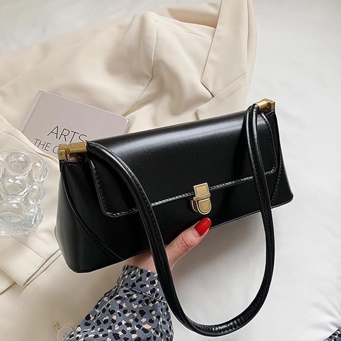 Leather shoulder bag for women