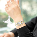 Classic Square Watches for Women with Roman Numerals